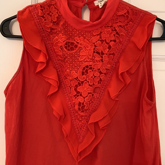 Anthropologie Tiny Emma Lace Ruffle Tank - XS - Picture 3 of 8